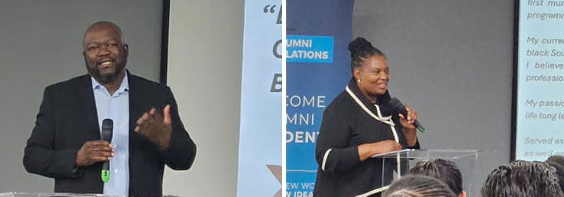In conversation with Ntheye Lungu (Old Mutual Insure) and Dr Mankodi Moitse (Kagiso Trust). In conversation with Ntheye Lungu (Old Mutual Insure) and Dr Mankodi Moitse (Kagiso Trust).